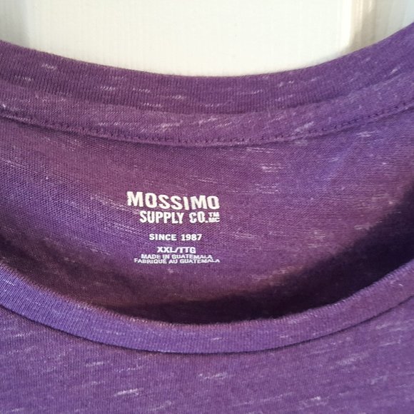 MOSSIMO Tee Shirt XXL Purple - Picture 2 of 3